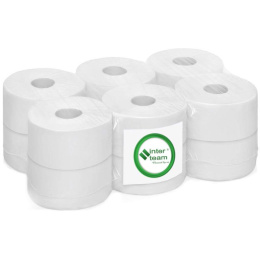 Papier Toaletowy Jumbo Celulozowy - Biały 12 rolek