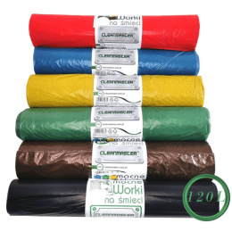 Worki Na śmieci 120L LDPE